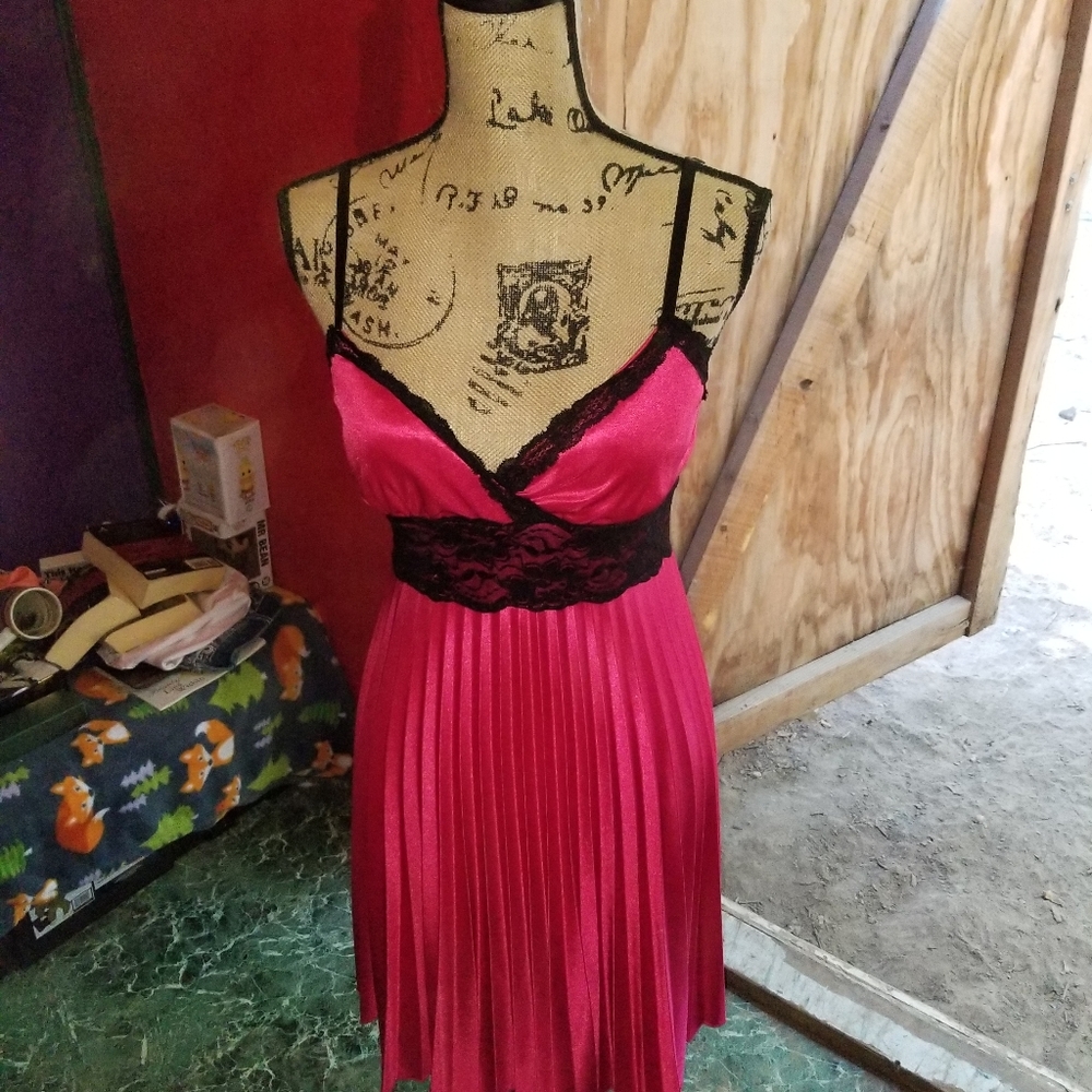 Windsor pink pleated dress